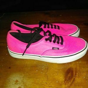 Hot pink Vans
